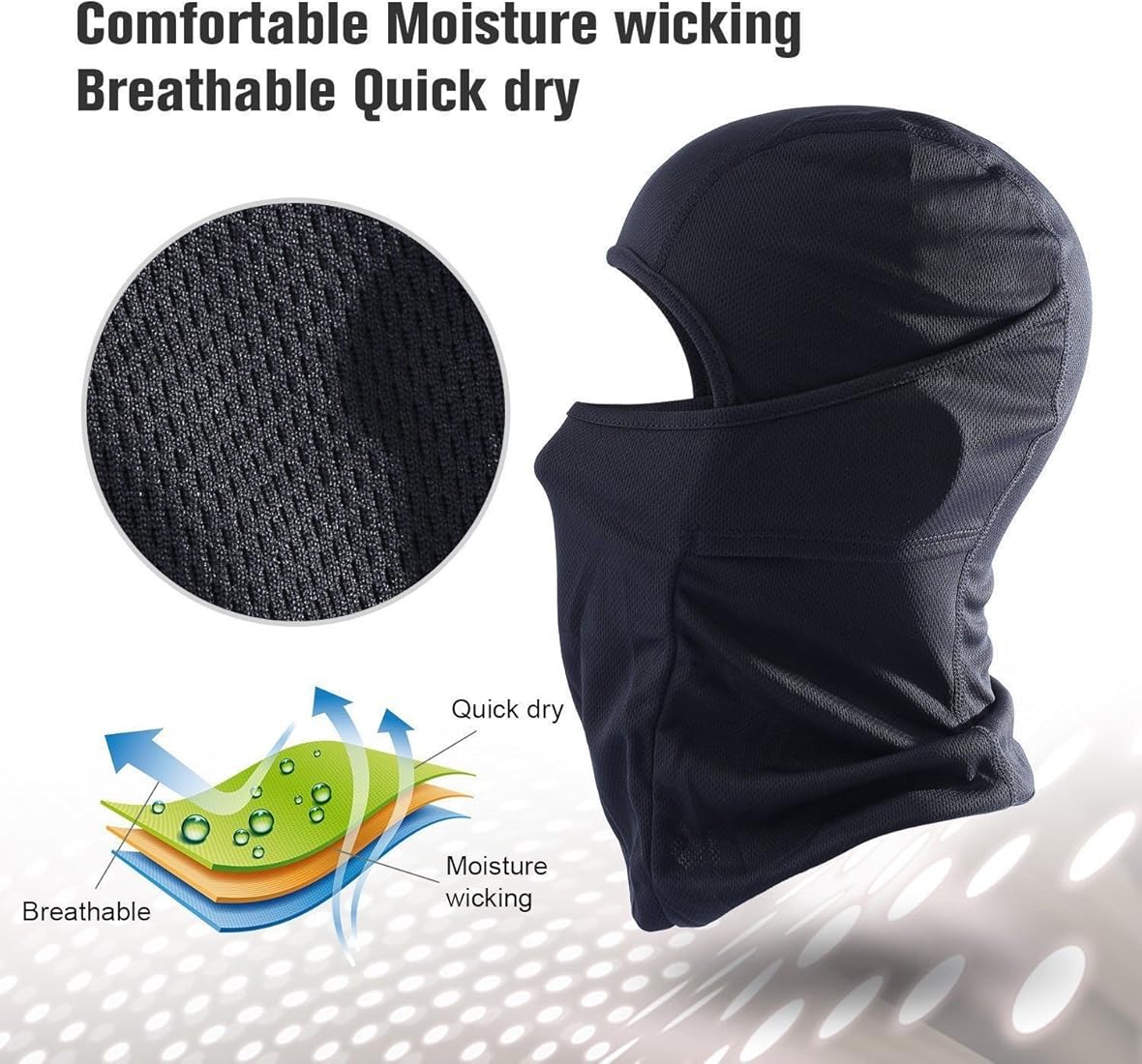 Balaclava Face Cover Ski Mask - Windproof, Dustproof, Breathable